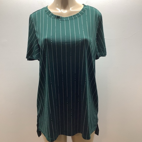 Alfani Size XL Women’s Green Flutter Sleeves New Without Tags - Picture 2 of 8